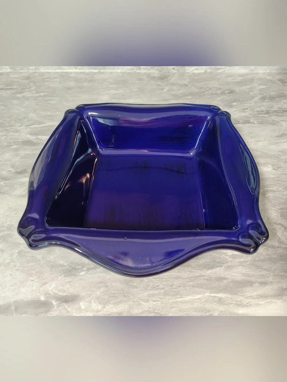 Cobalt Blue Ceramic Baking Dish